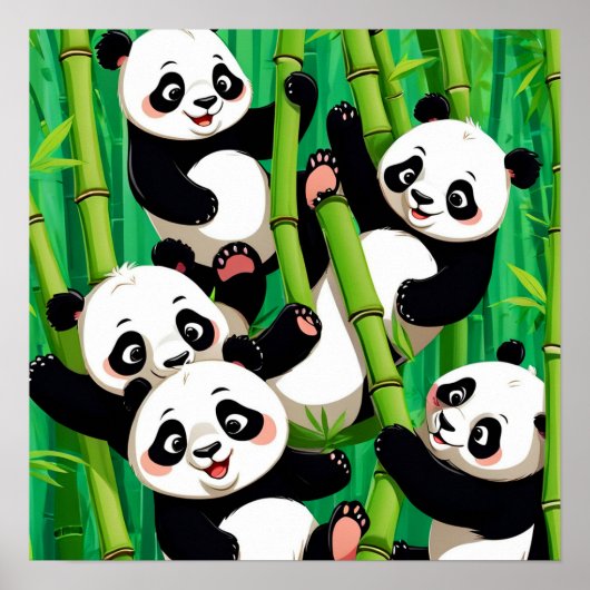 Bamboo Panda Poster (Vorne)