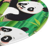 Bamboo Panda Schneidebrett (Ecke)