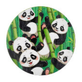 Bamboo Panda Schneidebrett (Vorderseite)