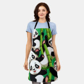 Bamboo Panda Schürze (Getragen)