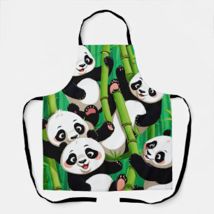 Bamboo Panda Schürze