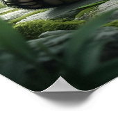 Bamboo Panda Serenity Poster (Ecke)