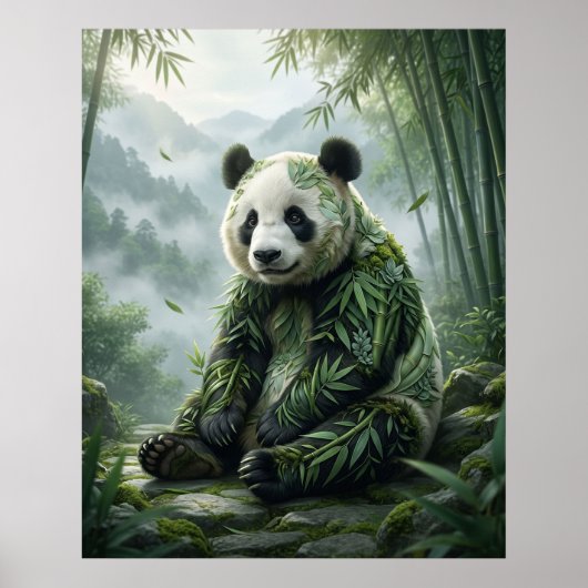 Bamboo Panda Serenity Poster (Vorne)