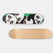 Bamboo Panda Skateboard (Horizontal)