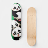 Bamboo Panda Skateboard (Vorderseite)
