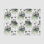 Bamboo Panda Tissue Paper Seidenpapier (Vorderseite)