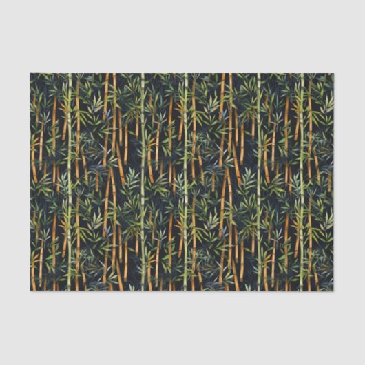 Bamboo Panda Tissue Paper Seidenpapier (Vorderseite)