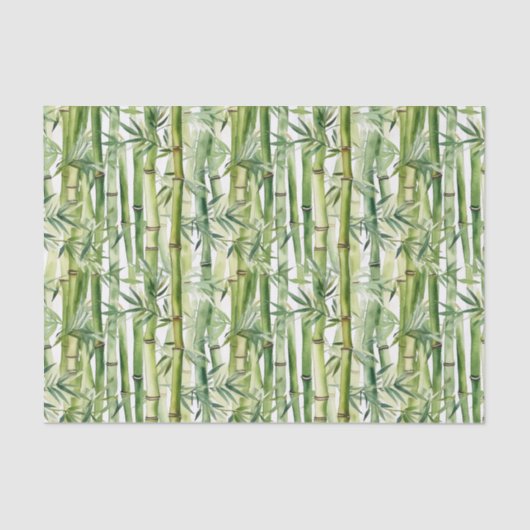 Bamboo Panda Tissue Paper Seidenpapier (Vorderseite)