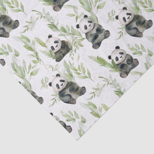 Bamboo Panda Tissue Paper Seidenpapier (Ausschnitt)