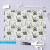 Bamboo Panda Tissue Paper Seidenpapier (Handwerk)