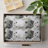 Bamboo Panda Tissue Paper Seidenpapier (Geschenk)