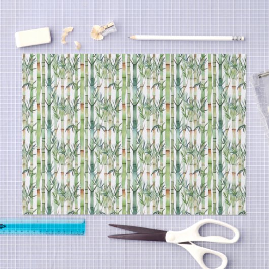 Bamboo Panda Tissue Paper Seidenpapier (Handwerk)