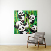 Bamboo Panda Wandteppich (Beispiel)