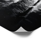 Bamboo Path at Night – Yin | Japanese Zen Wall Art Poster (Ecke)