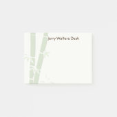 Bamboo Personalisiert Post It Note Pad Post-it Klebezettel (Vorderseite)