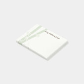 Bamboo Personalisiert Post It Note Pad Post-it Klebezettel (angewinkelt)