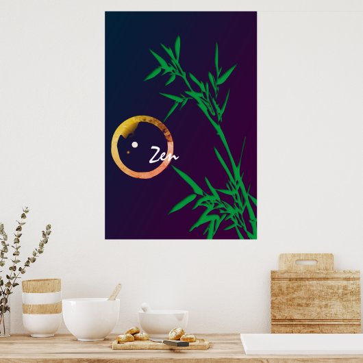 Bamboo Poster (Küche)