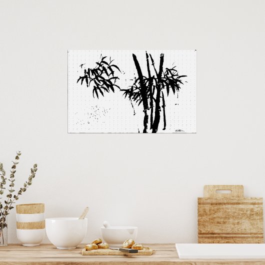 Bamboo Poster (Küche)