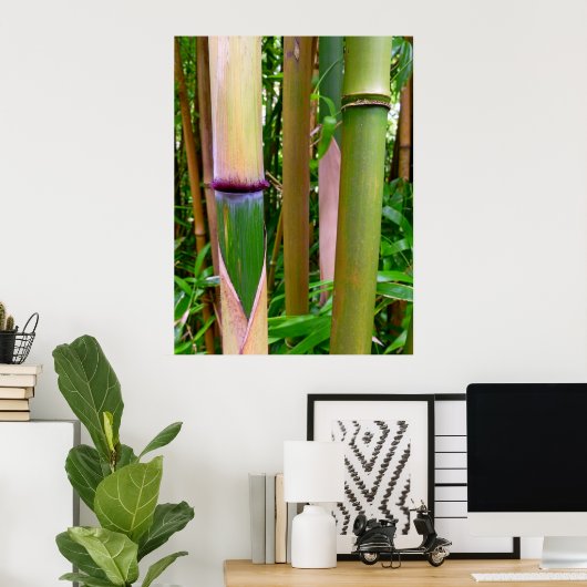 Bamboo Poster (Heimbüro)