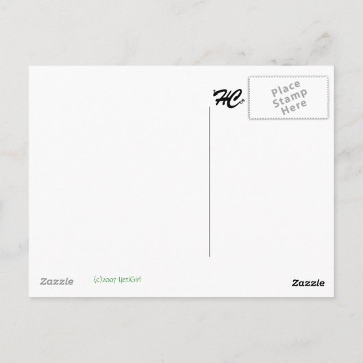 Bamboo Postkarte (Rückseite)