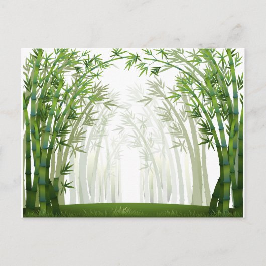 Bamboo Postkarte (Vorderseite)
