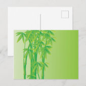 Bamboo Postkarte (Vorne/Hinten)