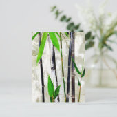 Bamboo Postkarte (Stehend Vorderseite)