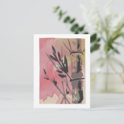 Bamboo Postkarte (Stehend Vorderseite)