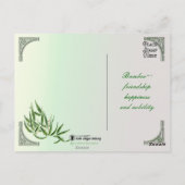 Bamboo Postkarte (Rückseite)