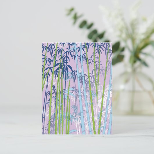 Bamboo Postkarte (Stehend Vorderseite)
