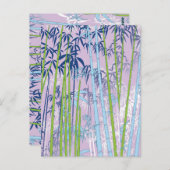 Bamboo Postkarte (Vorne/Hinten)