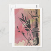 Bamboo Postkarte (Vorne/Hinten)