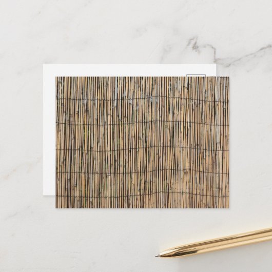 Bamboo Postkarte (Vorderseite/Rückseite Beispiel)
