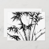 Bamboo Postkarte (Vorne/Hinten)
