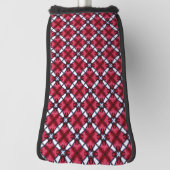 Bamboo Red Crosses Golf Headcover (Rotieren 90)
