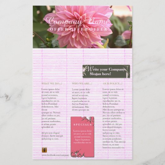 Bamboo-Rose - Flyer (Vorne)