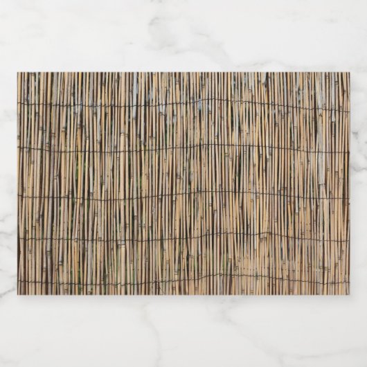 Bamboo Schaumweinetikett (Einzelnes Label)