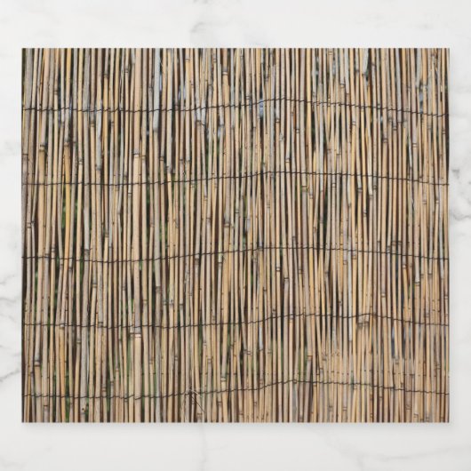 Bamboo Schaumweinetikett (Einzelnes Label)