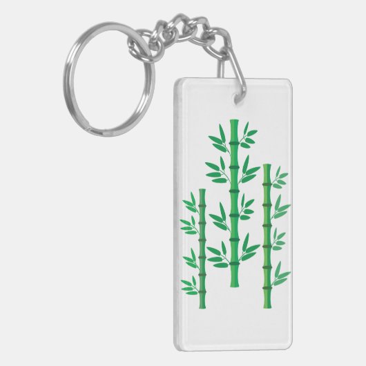 Bamboo Schlüsselanhänger (Vorderseite links)