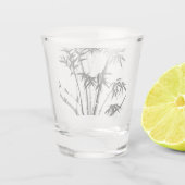 Bamboo Schnapsglas (Rückseite)