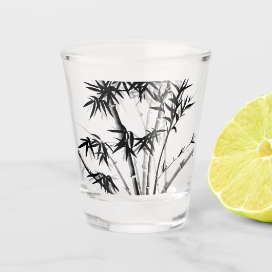 Bamboo Schnapsglas (Vorderseite)