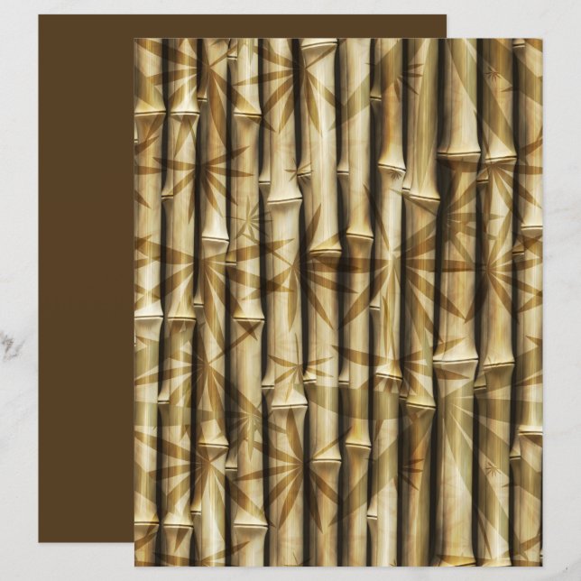 Bamboo Scrapbook 22 Hintergrundpapier (Vorne/Hinten)
