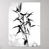 Bamboo Sillouette Poster (Vorne)