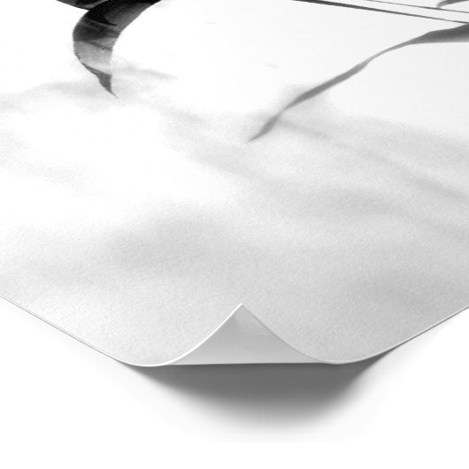 Bamboo Sillouette Poster (Ecke)