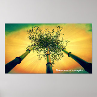 bamboo sk s.jpg, Wie der Bambus, stehen groß, b... Poster