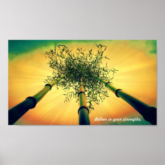 bamboo sk s.jpg, Wie der Bambus, stehen groß, b... Poster (Vorne)