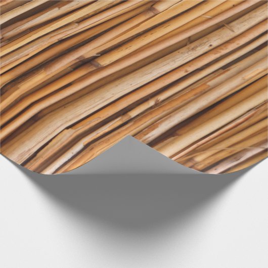 Bamboo Sticks Geschenkpapier (Ecke)