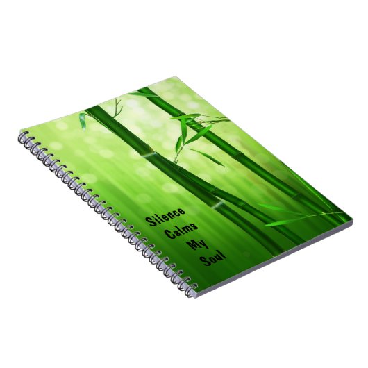 Bamboo - Stille beruhigt mein Soul Notizblock (Rechte Seite)