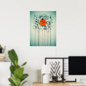 Bamboo Sunset Art Poster (Heimbüro)