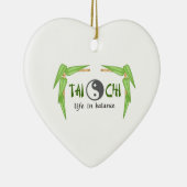 BAMBOO TAI CHI KERAMIKORNAMENT (Rechts)